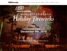 Tablet Screenshot of mbfireworks.com